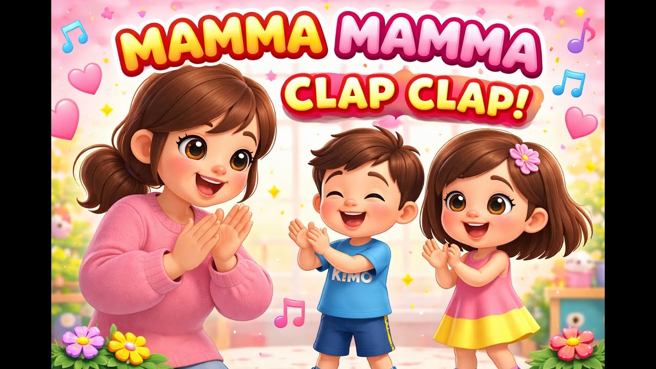 Mamma Mamma Clap Clap 👏💕 | Fun Baby Song | Kimi & Kimo