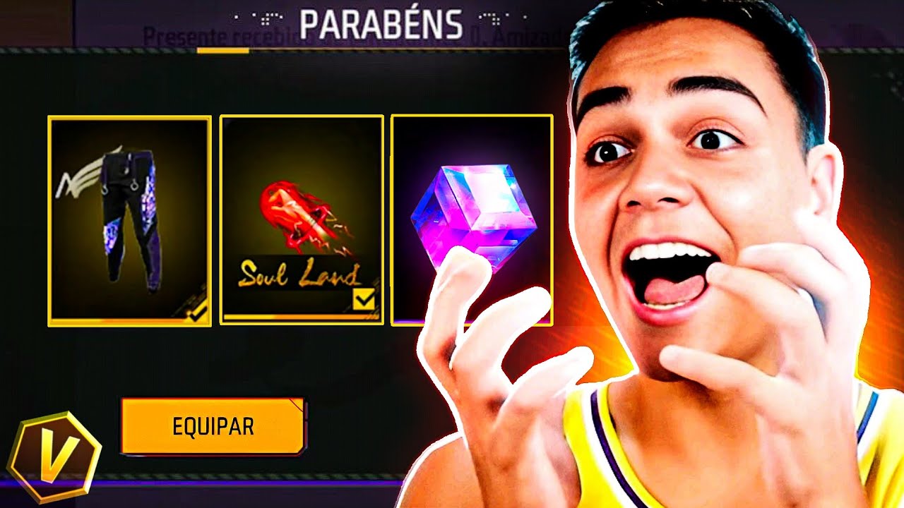 INACREDITÁVEL! FREITAS JÁ RECEBEU A NOVA CALÇA ANGELICAL GRÁTIS! E TODAS AS RECOMPENSAS DO - FF