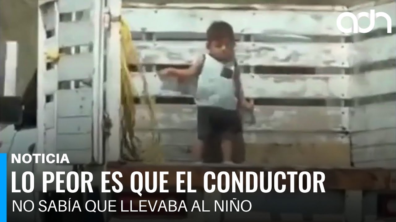 Lo más peligroso es que ni sabían que llevaban al niño ahí