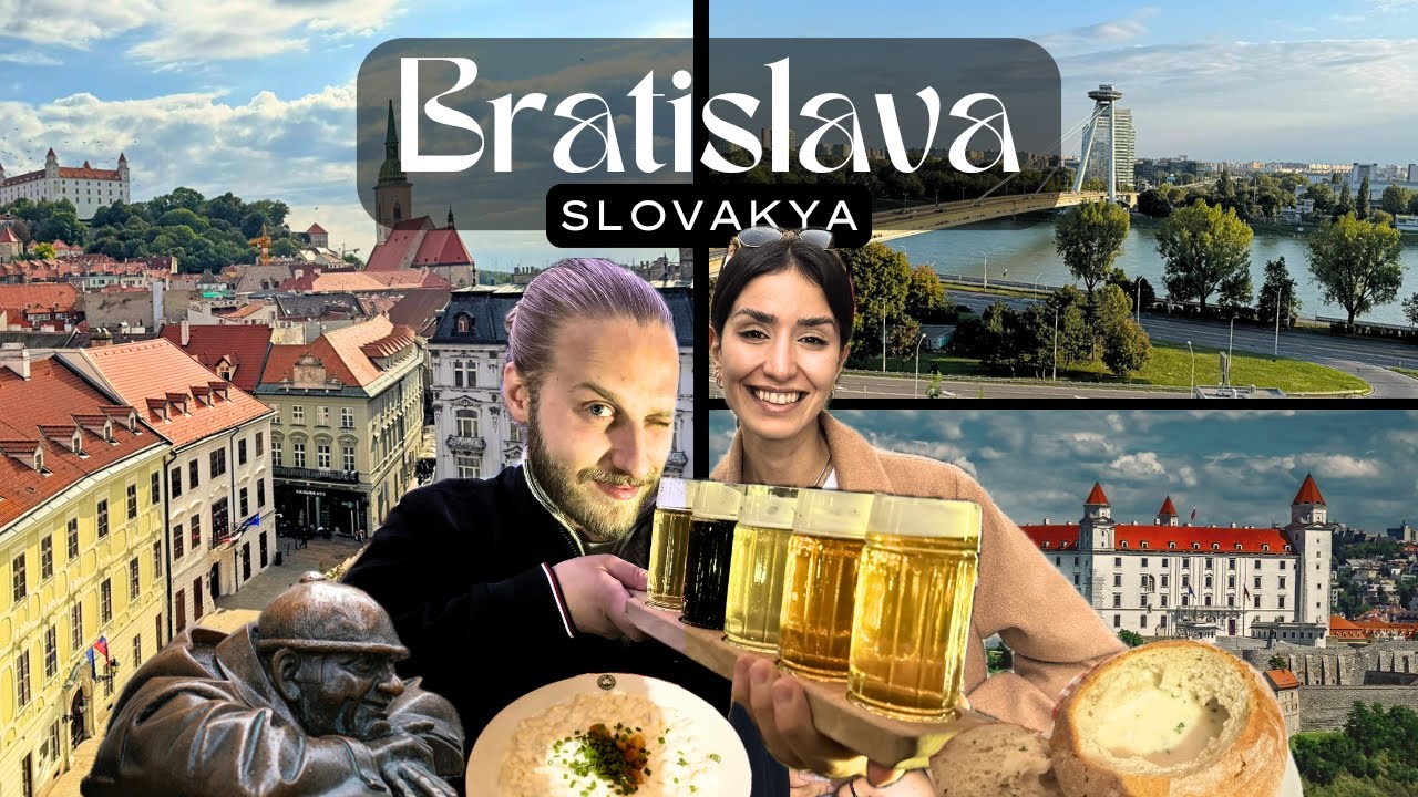 24 Saatte Tüm Bratislava 🇸🇰 | Nasıl Gezdik, Neler Yedik, Ne Kadar Harcadık? (2025 Fiyatlar)
