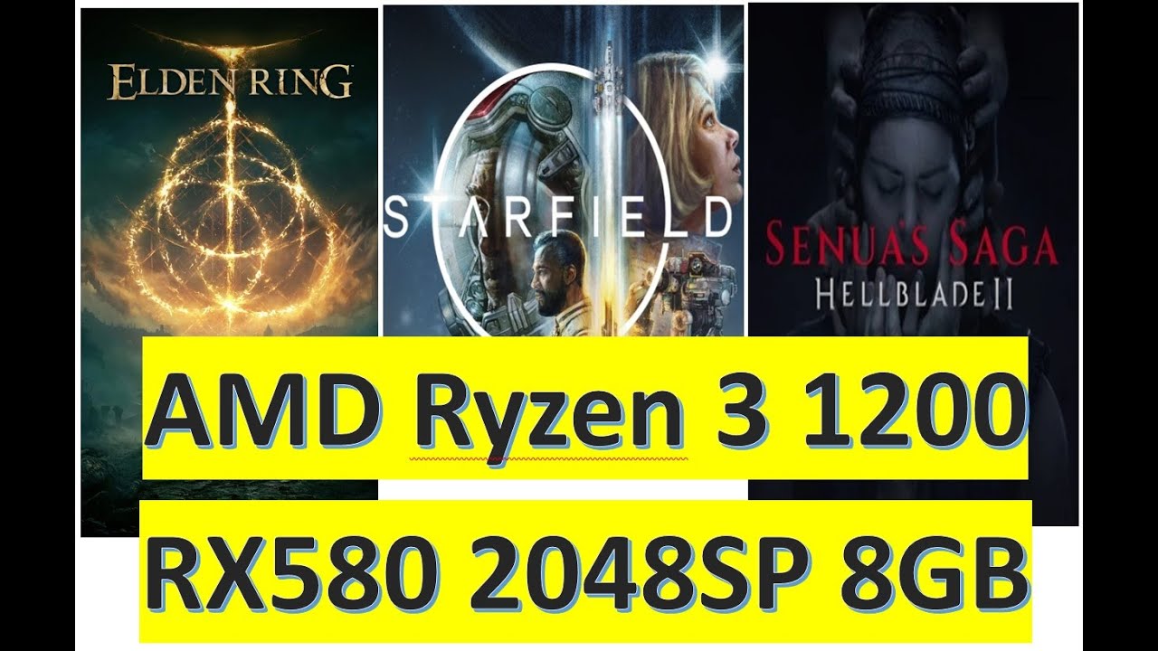 AMD Ryzen 3 1200 With Aisurix RX580 2048SP 8GB in 25 Triple A Games Benchmark.