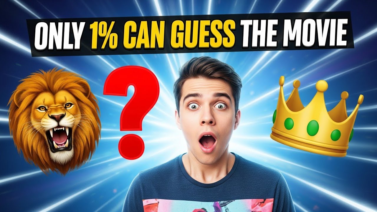 Guess The Movie By Emojis 🎬 | Movie Quiz Challenge