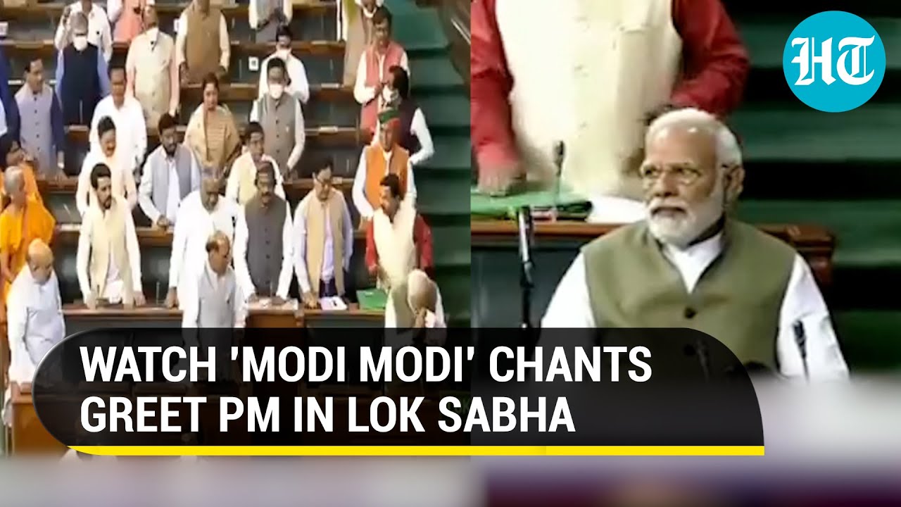 PM Modi gets a warm welcome in Lok Sabha; BJP Ministers, members chant 'Modi Modi' slogans