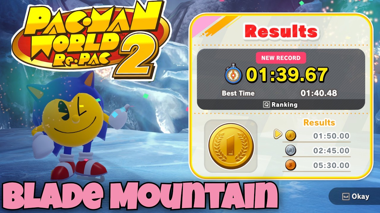 Gold Medal Time Trial - Blade Mountain | PAC MAN WORLD 2 RE-PAC!