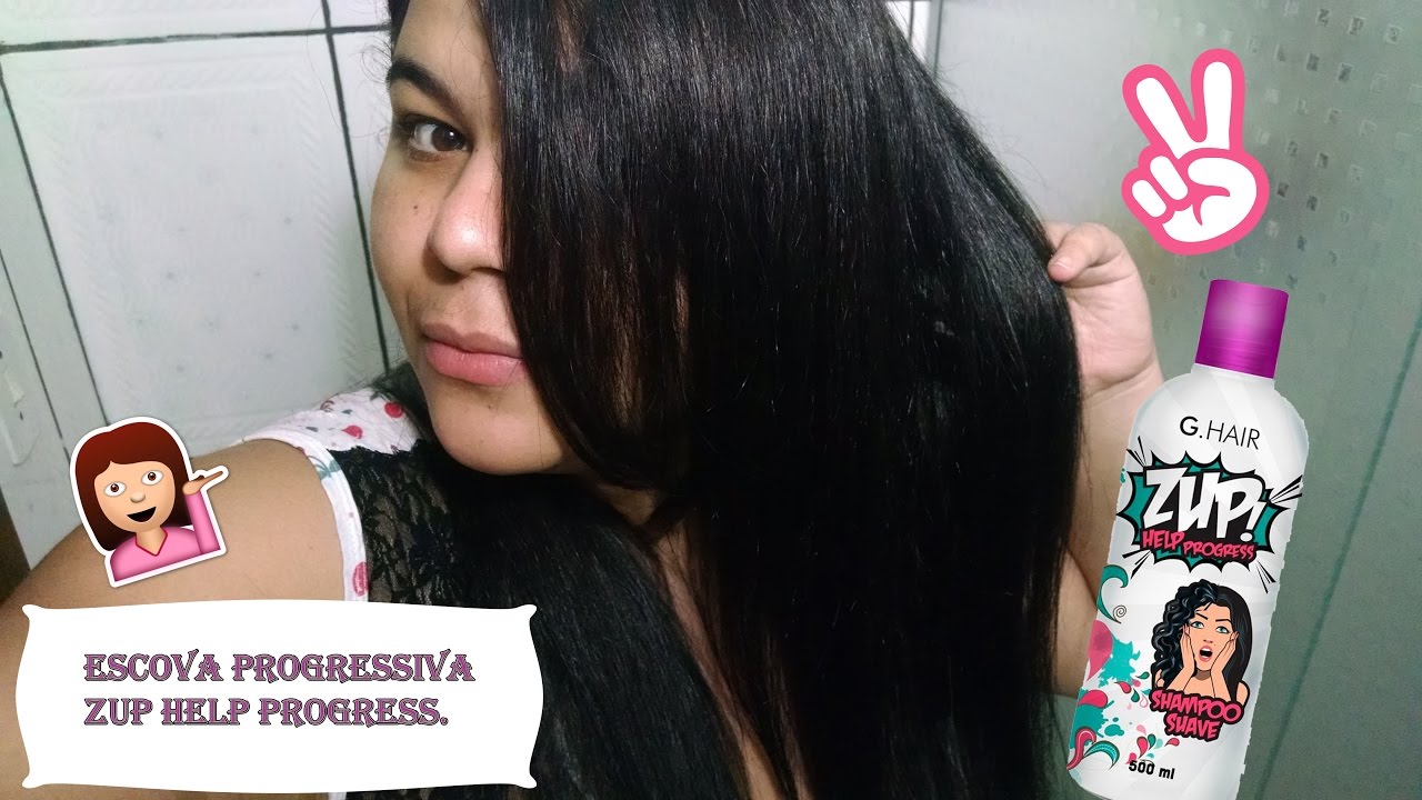 G.HAIR ZUP HELP PROGRESS  - TESTANDO ESCOVA PROGRESSIVA.
