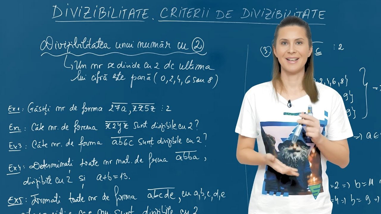 Criterii de divizibilitate cu 2 - Matematica - Clasa a V-a