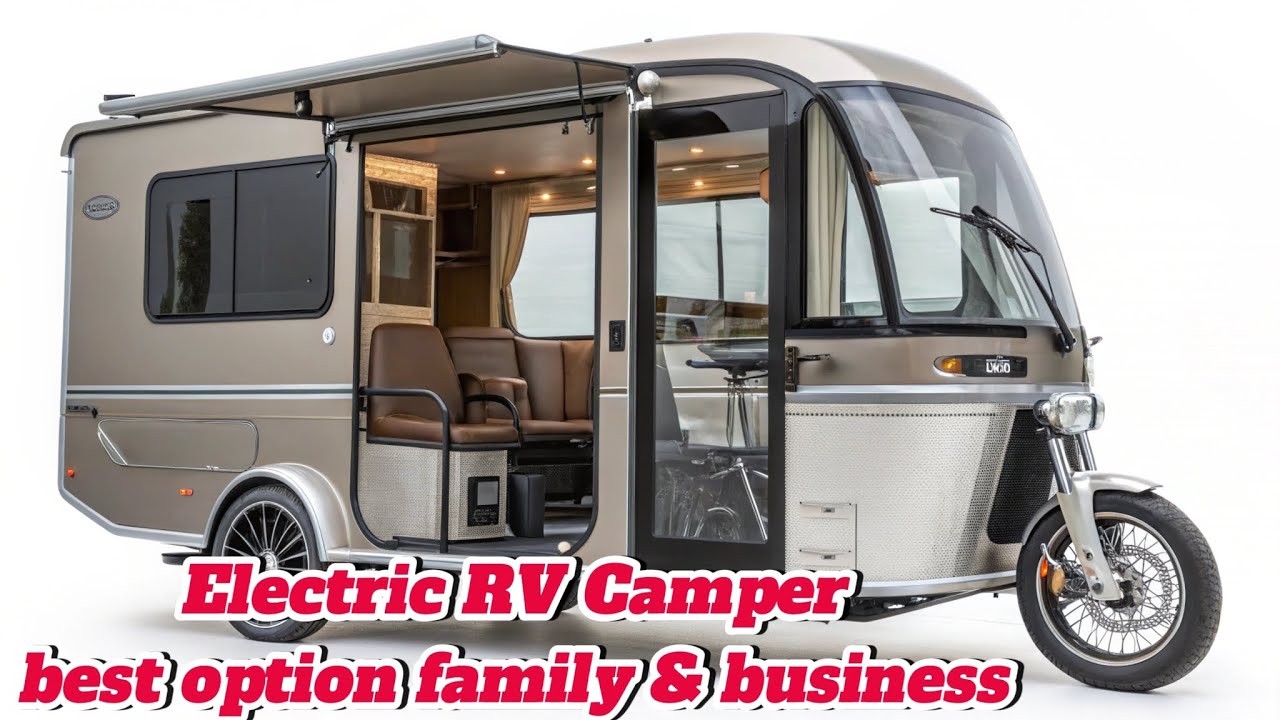 2025 Electric RV Camper Trike | Ultimate Compact Adventure EV!