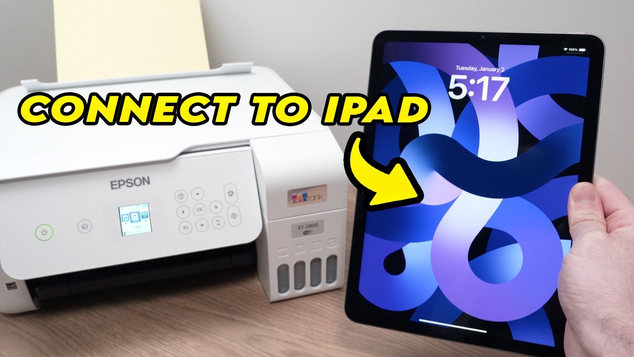 Как настроить iPad на работу с любым принтером Epson EcoTank