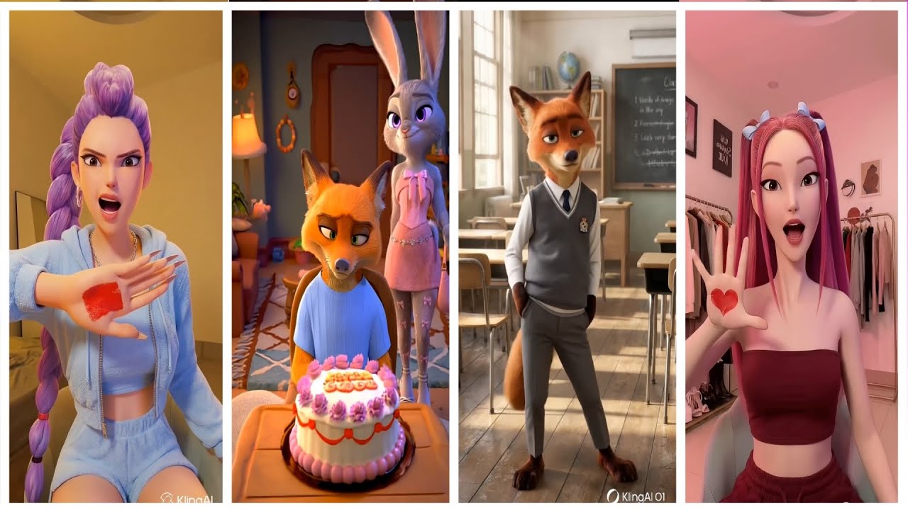 COLORING MIX TREND K POP AND ZOOTOPIA CHARACTERS #colors #trending #kpop #sajaboys #zootopia #makeup