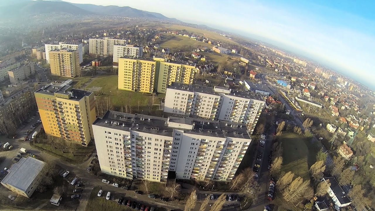 bielsko.tv: Z lotu ptaka - osiedle Beskidzkie