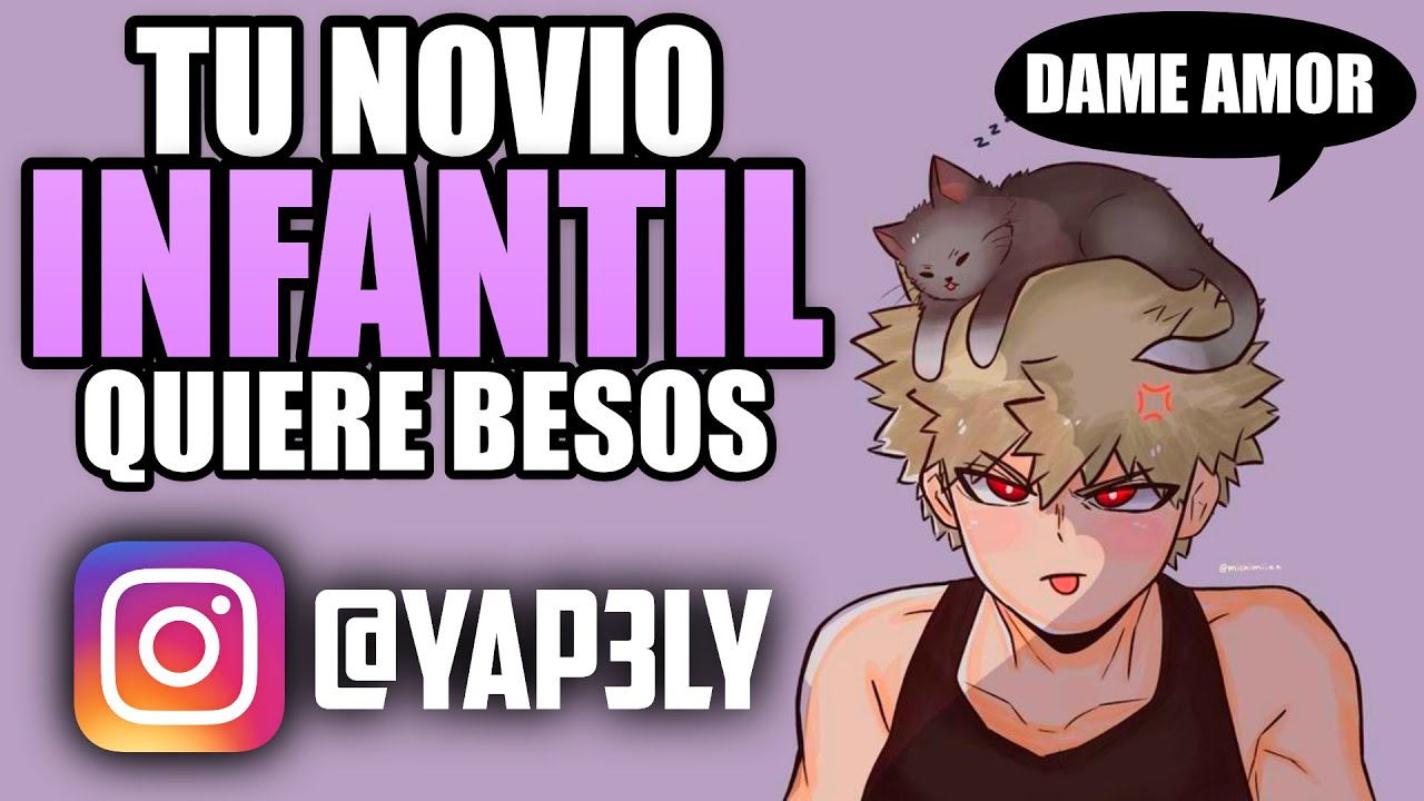 Tu novio INFANTIL quiere besos 💜 | ASMR Bakugou | Roleplay