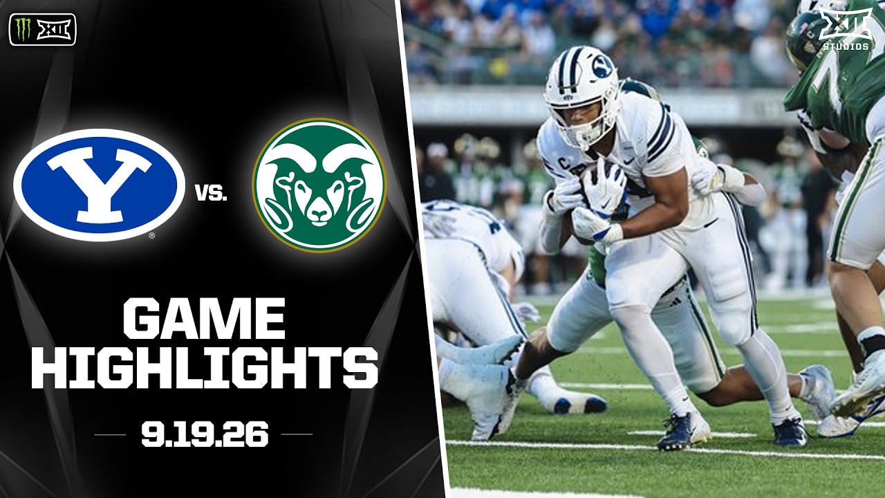 #11 BYU vs. Colorado State Highlights | 2026 Monster Energy Big 12 Football
