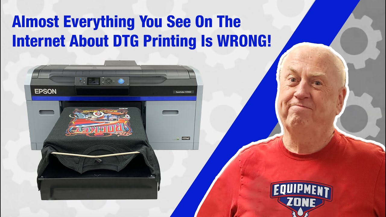 Almost Everything You See On The Internet About DTG Printing Is WRONG!