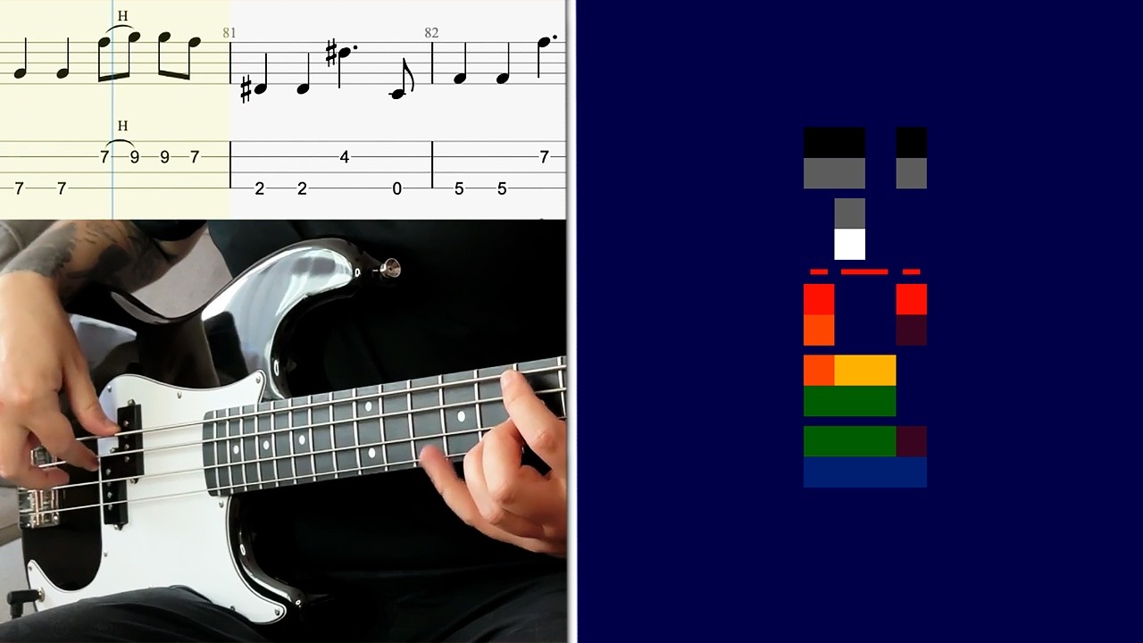 Coldplay – What If BASS COVER with TABS