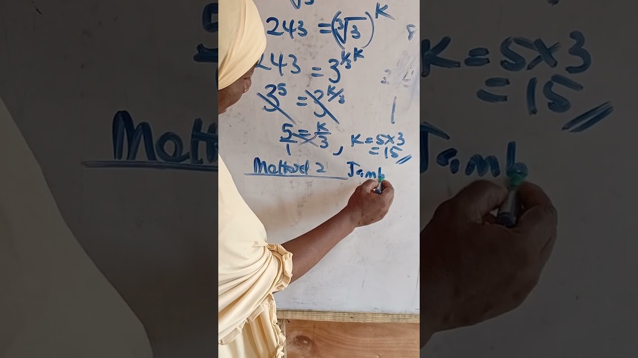 Relationship between Indices and Logarithm 2