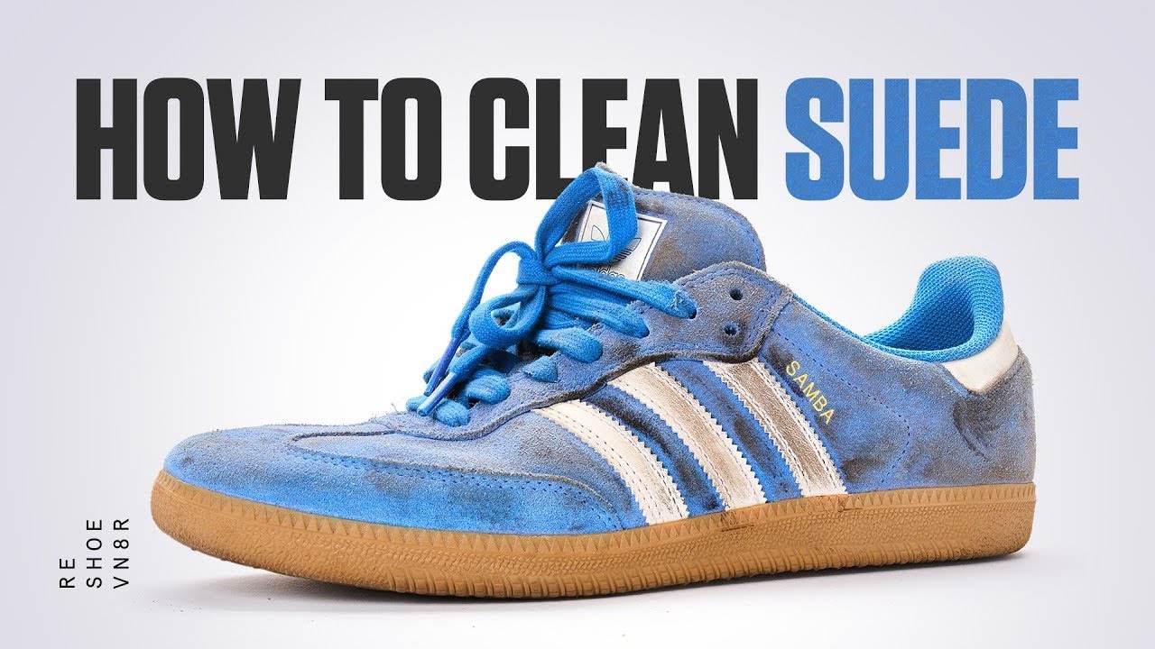 The Best Way to Clean Blue Suede Sambas