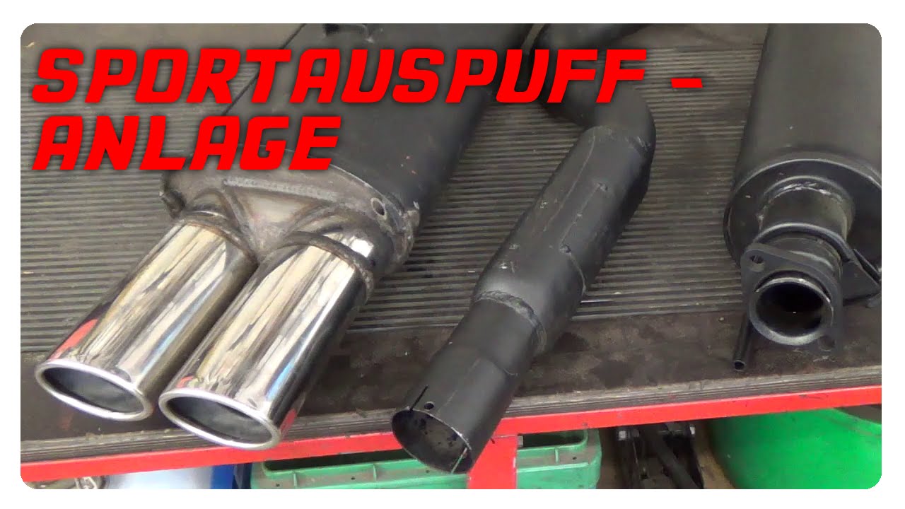 Sportauspuffanlage verbauen - Opel Astra , Kadett , Vectra , Ascona , Corsa