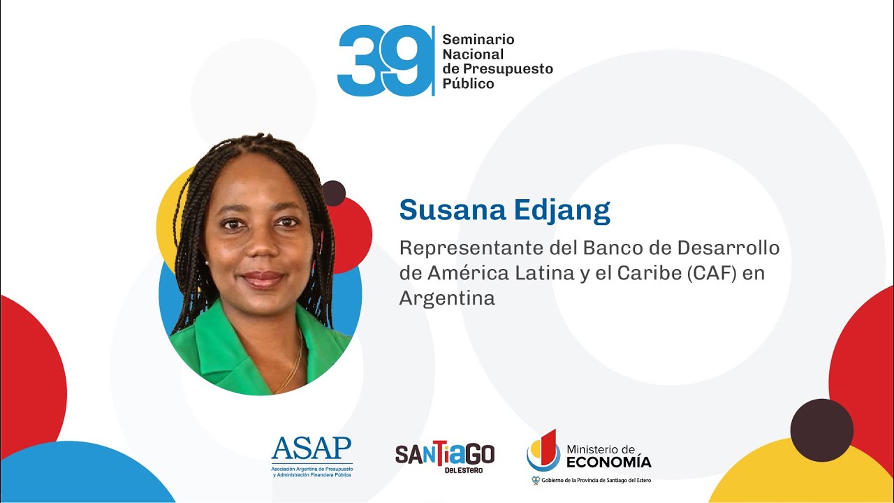 Susana Edjang - 39° Seminario Nacional de Presupuesto Público