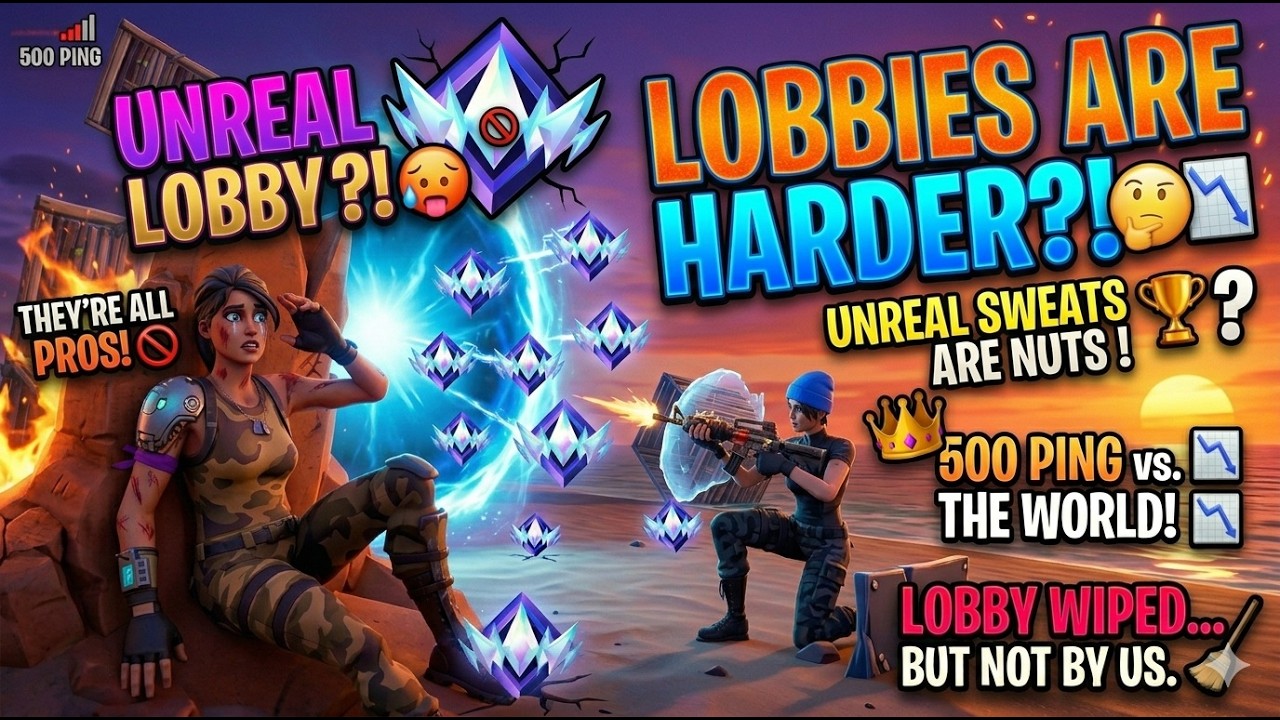 ARE FORTNITE LOBBIES ACTUALLY HARDER?! 🤔🧱