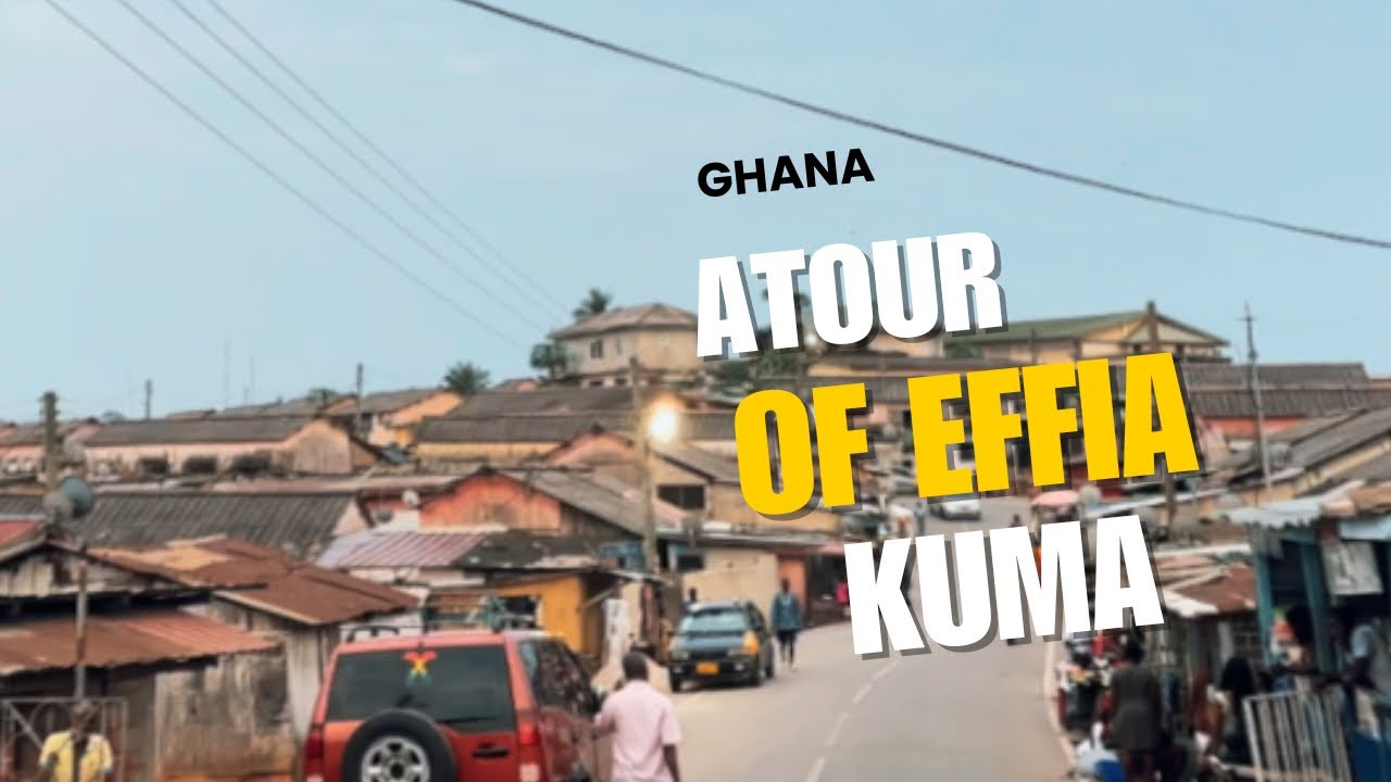We toured Effia Kuma where Ghanaian Musician Kofi Kinaata was born