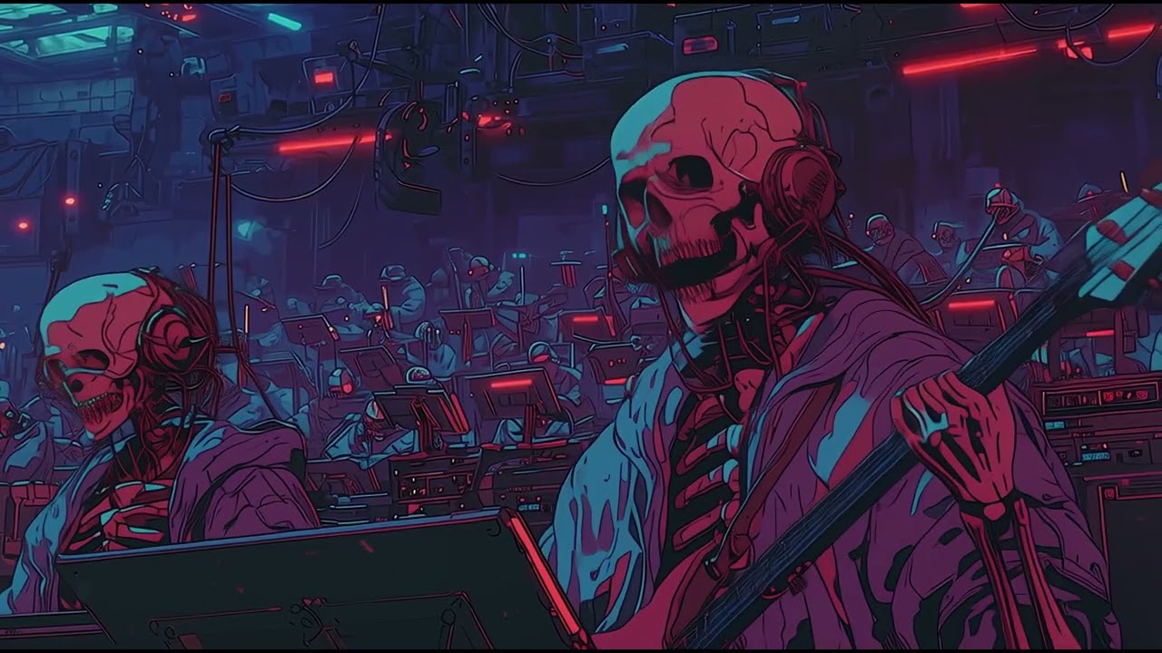 Halloween Funk Symphony 👻 Echo in the Grid — Haunted Groove Transmission