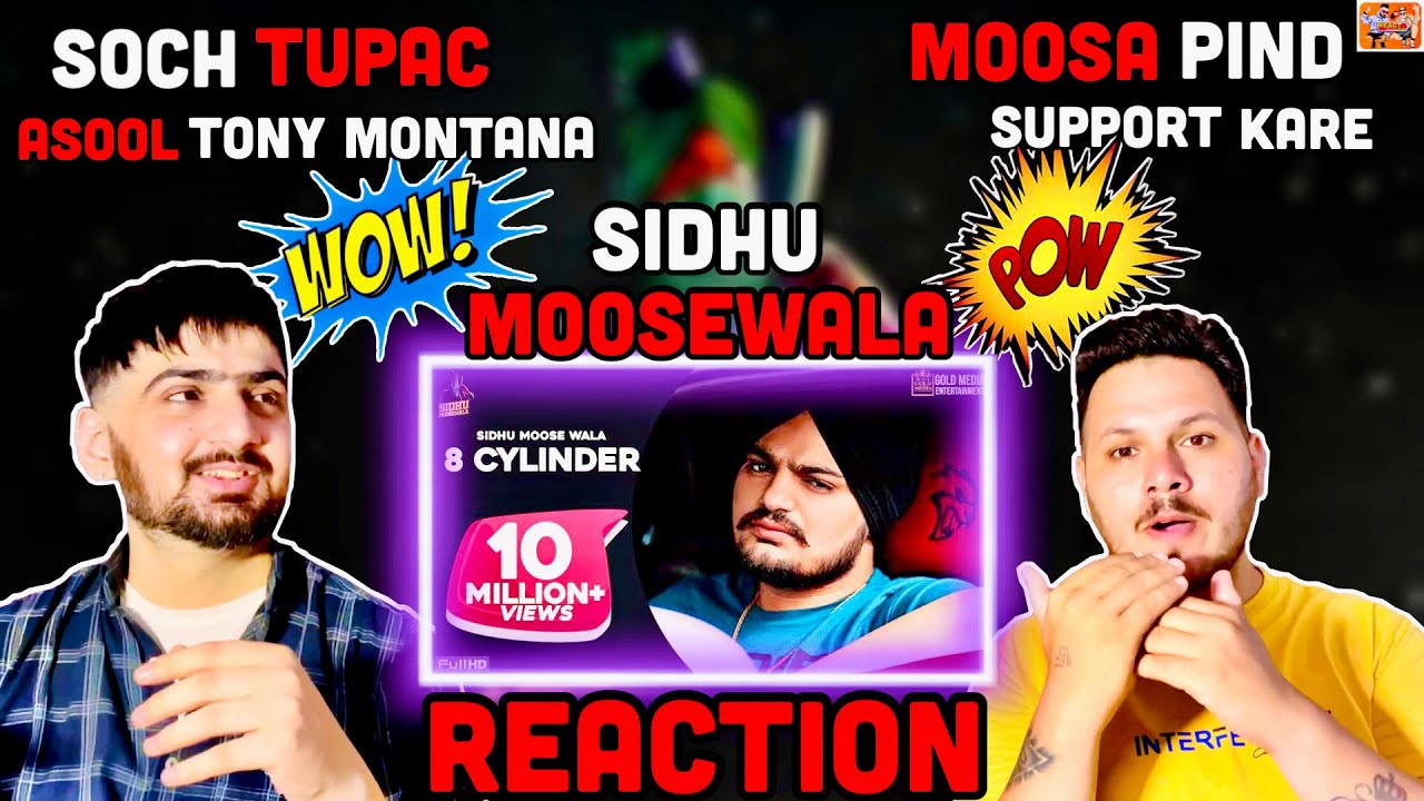 8 Cylinder - Reaction | Sidhu Moose Wala | Game Changerz | ReactHub Sidhu MooseWala