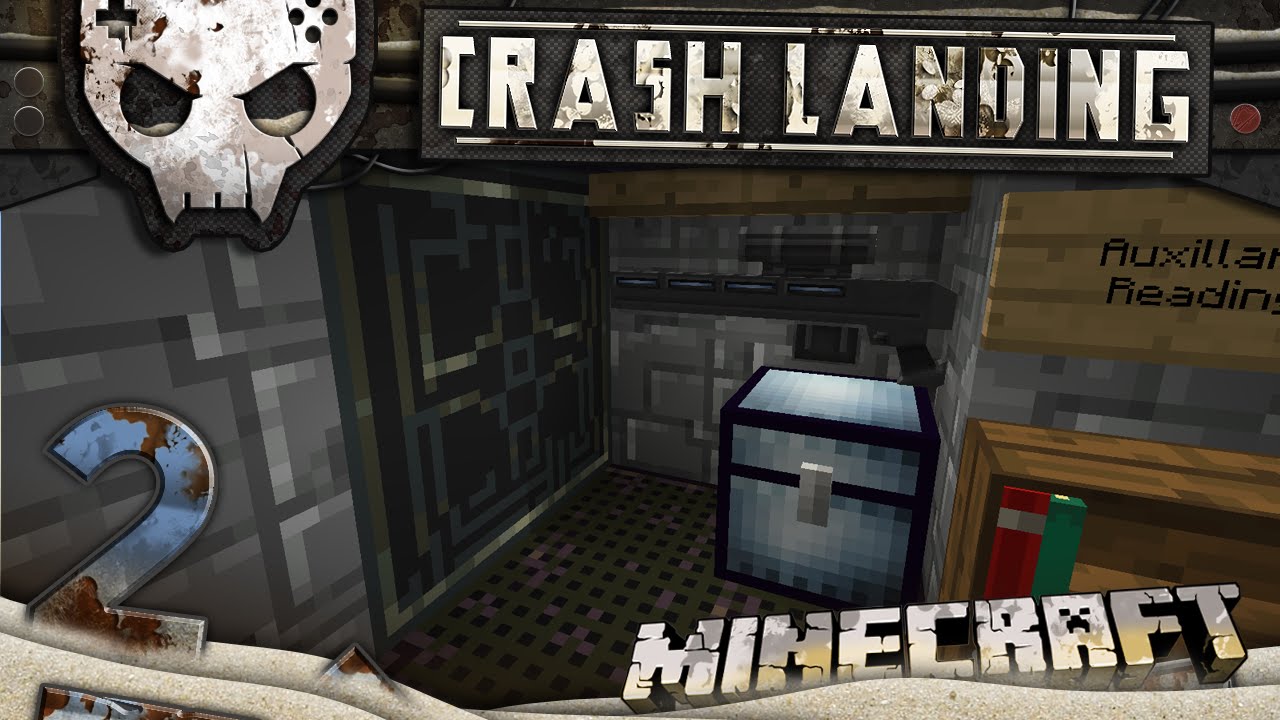 Minecraft Crash Landing 1080p Эпизод 2: Жара на улице