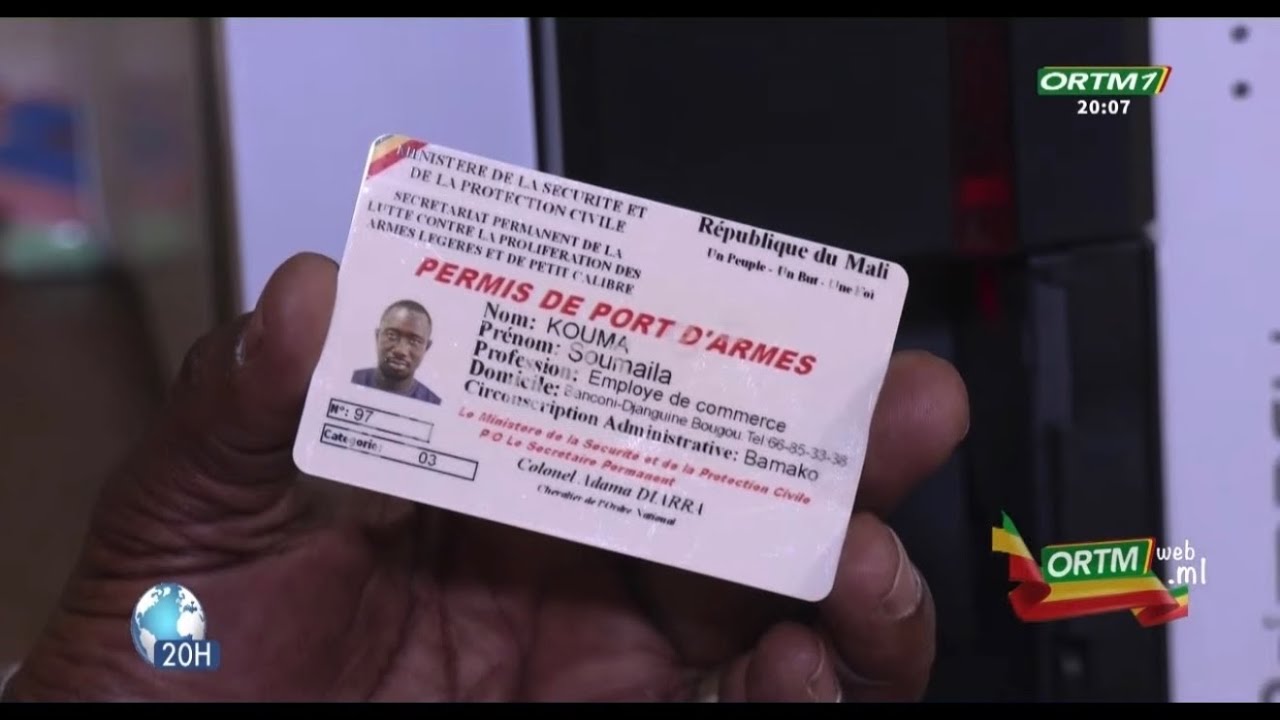 Le Mali 🇲🇱 introduit le permis de port d’armes biométriques
