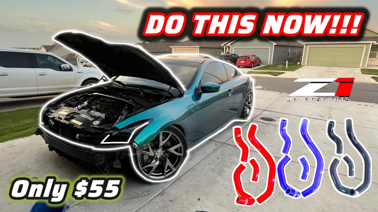 G37 UPGRADE HEATER HOSE Z1 MODIFICATION | INSTALL AND REVIEW