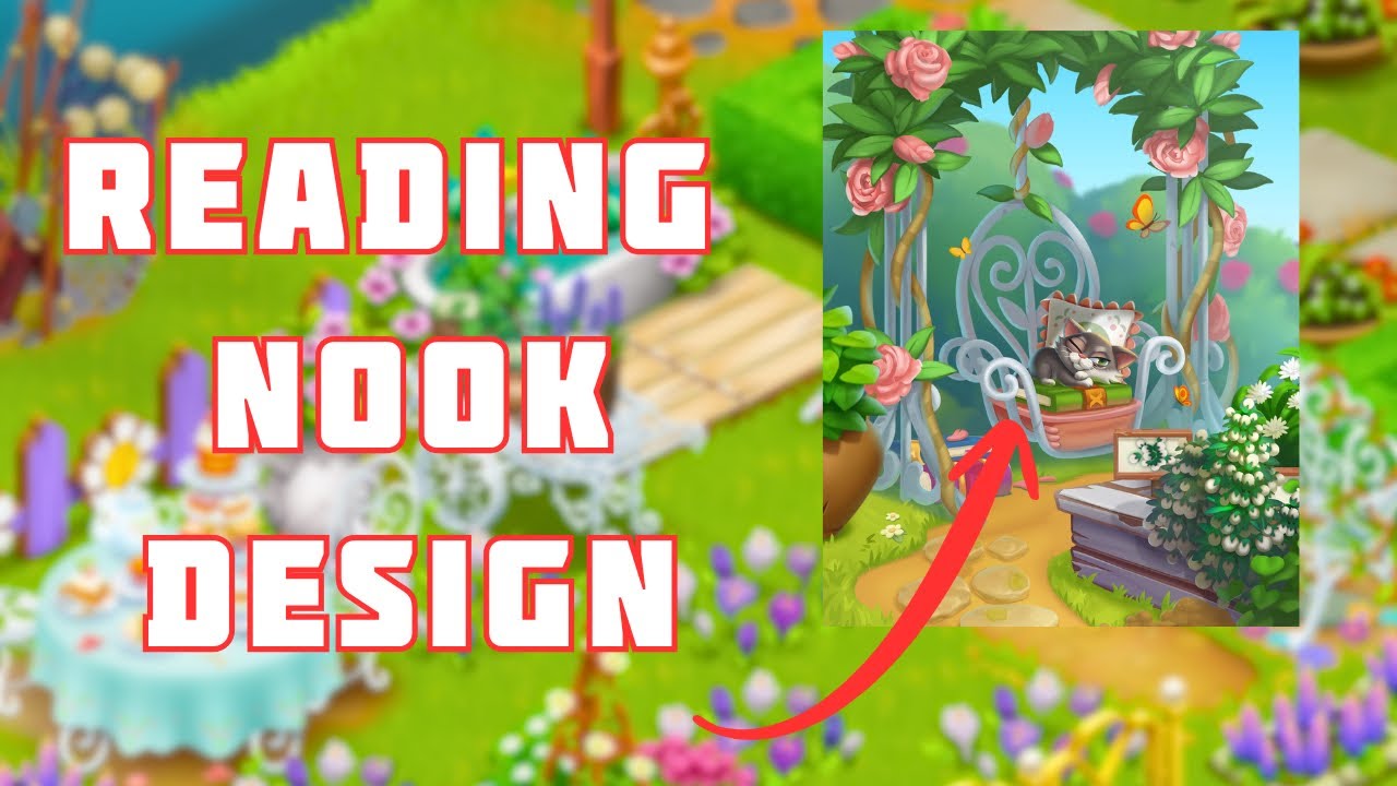 Hay Day - Task Event READING NOOK Design 📚🤓