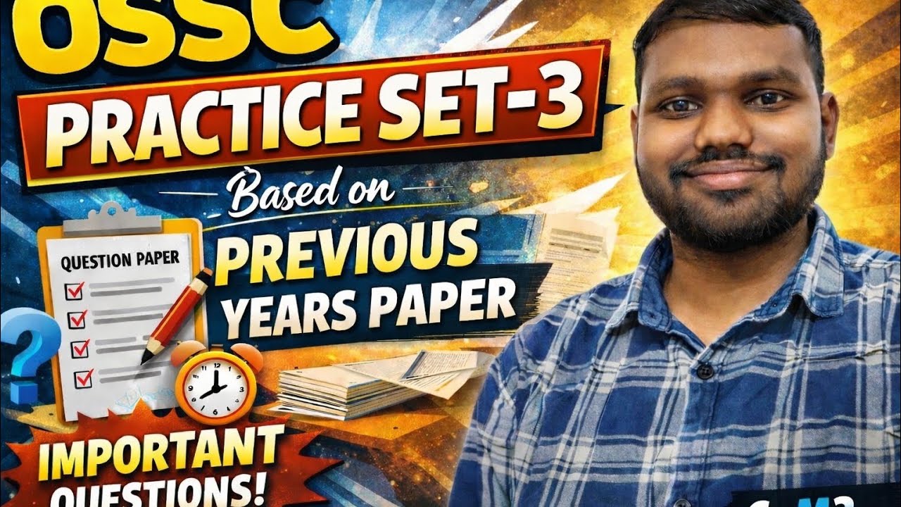 OSSC CGL ARITHMETIC Practice Set-3//Completely based on previous years paper