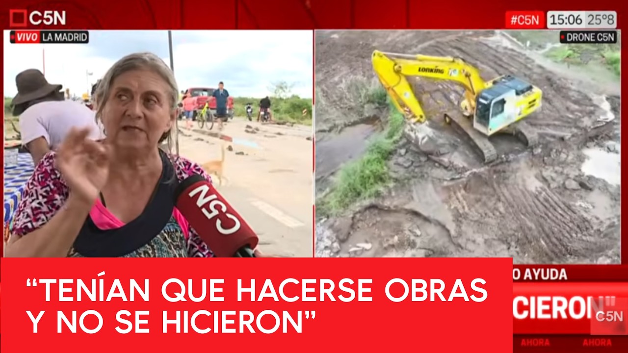 TUCUMÁN: ROMPEN la RUTA PARA que DRENE el AGUA