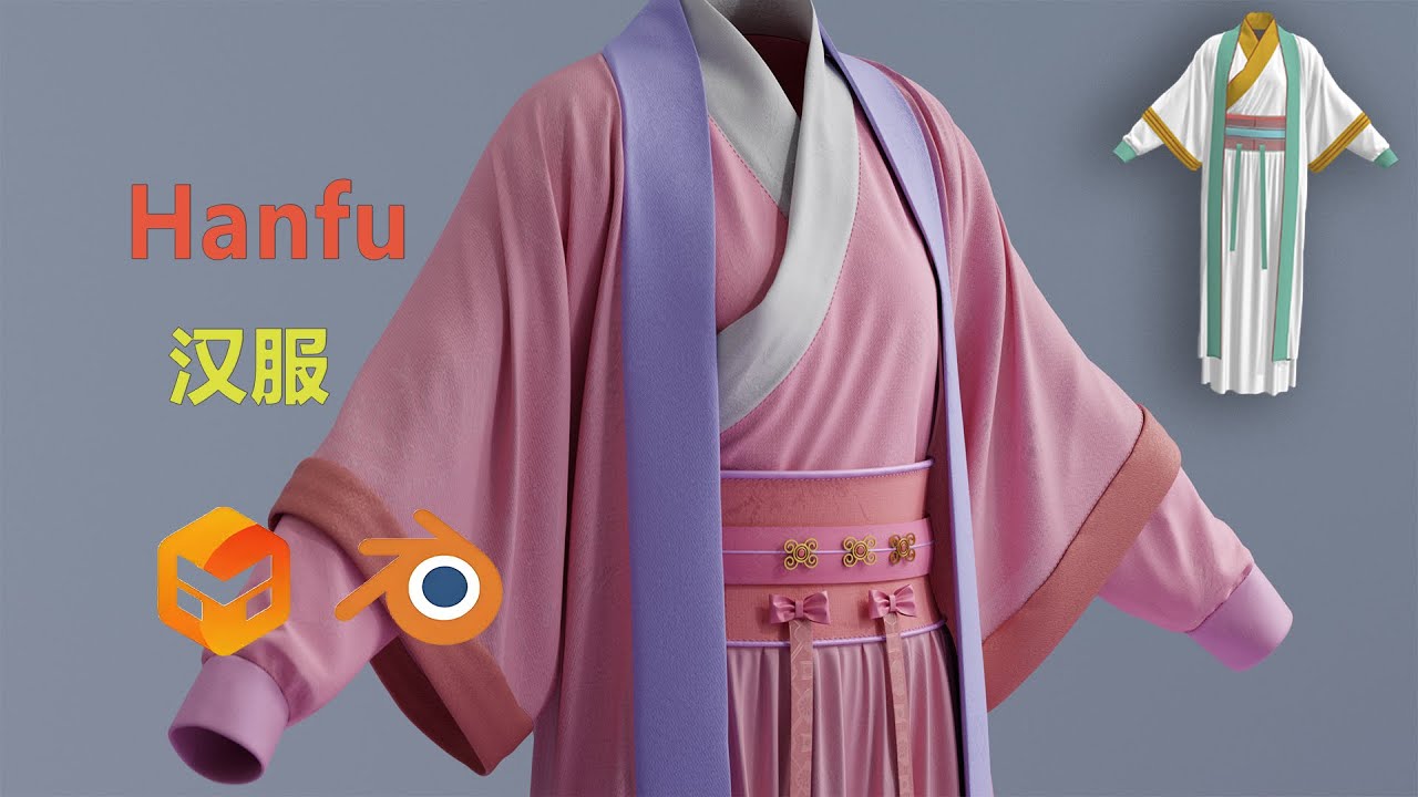 Create  Hanfu  Marvelous Designer | Tutorial |