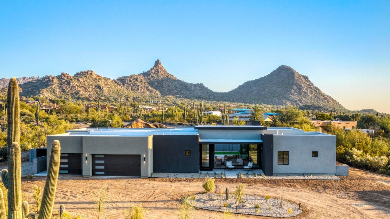 TOURING A $2.2M Scottsdale New Construction Home | Scottsdale Real Estate | Strietzel Brothers Tour