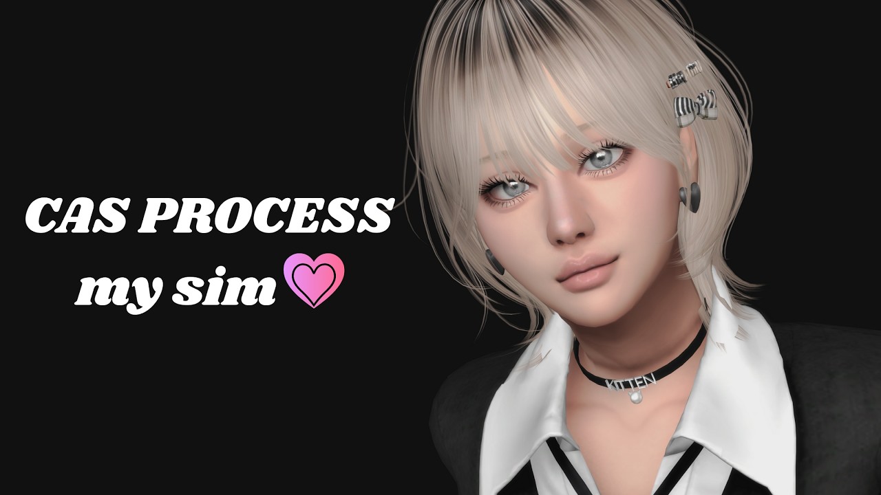 The Sims 4 CAS |  Gyaru Girl 💖CC & TRAY
