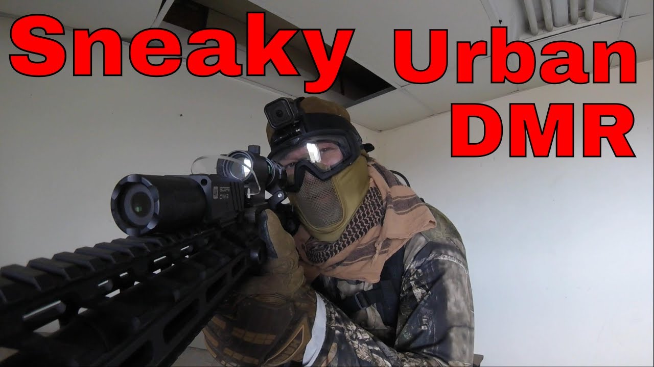 Sneaky Urban DMR Snipe Airsoft Sniper #SHORTS