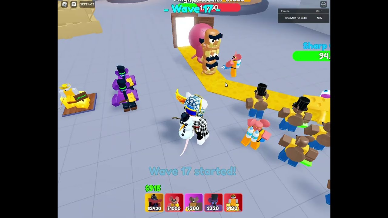 Roblox Cheese Tower Defense (New Map + New Cheesethrower