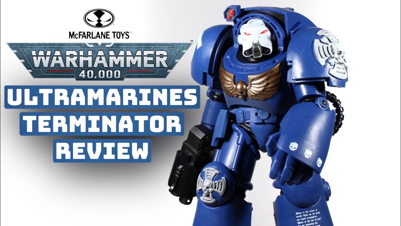 *FIRST HAND LOOK* Let’s Talk McFarlane Toys Warhammer 40K Ultramarines Terminator MegaFig
