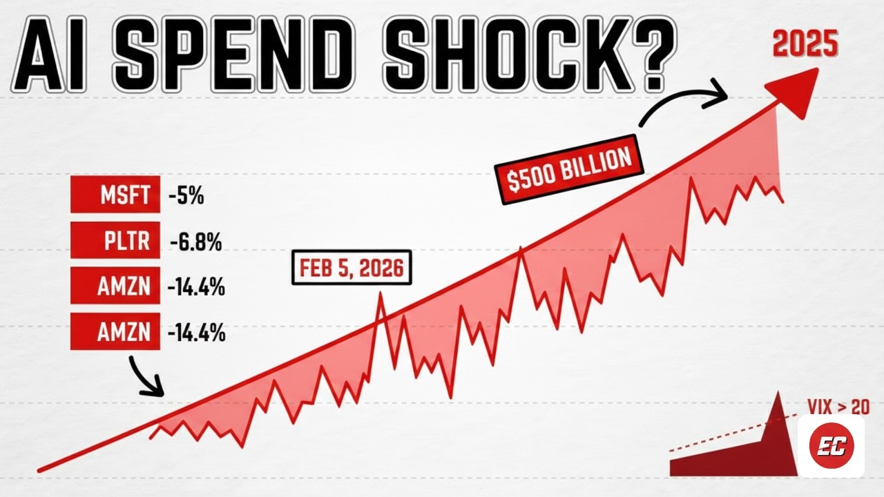 Stock Market Crashed on AI Spending Fears - Tech Stocks Extend Losses as VIX Jumps