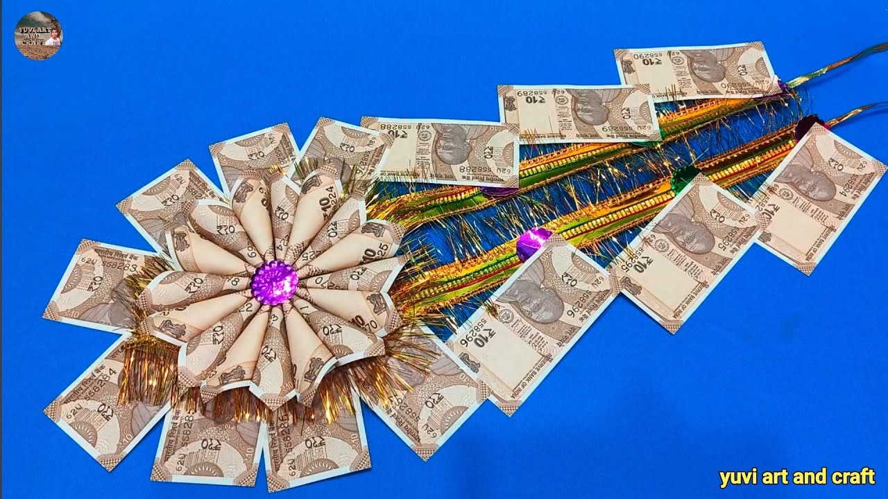 Saadi me dulha ke liye note mala design | Total money in this design 150 rupees | beautiful note