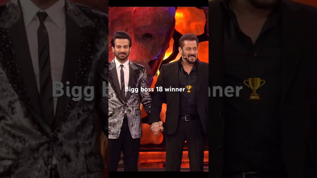 Bigg Boss 18 winner Karan veer mehra 🏆✨‼️ #ytshorts #biggboss18winner #karanveermehra #shorts