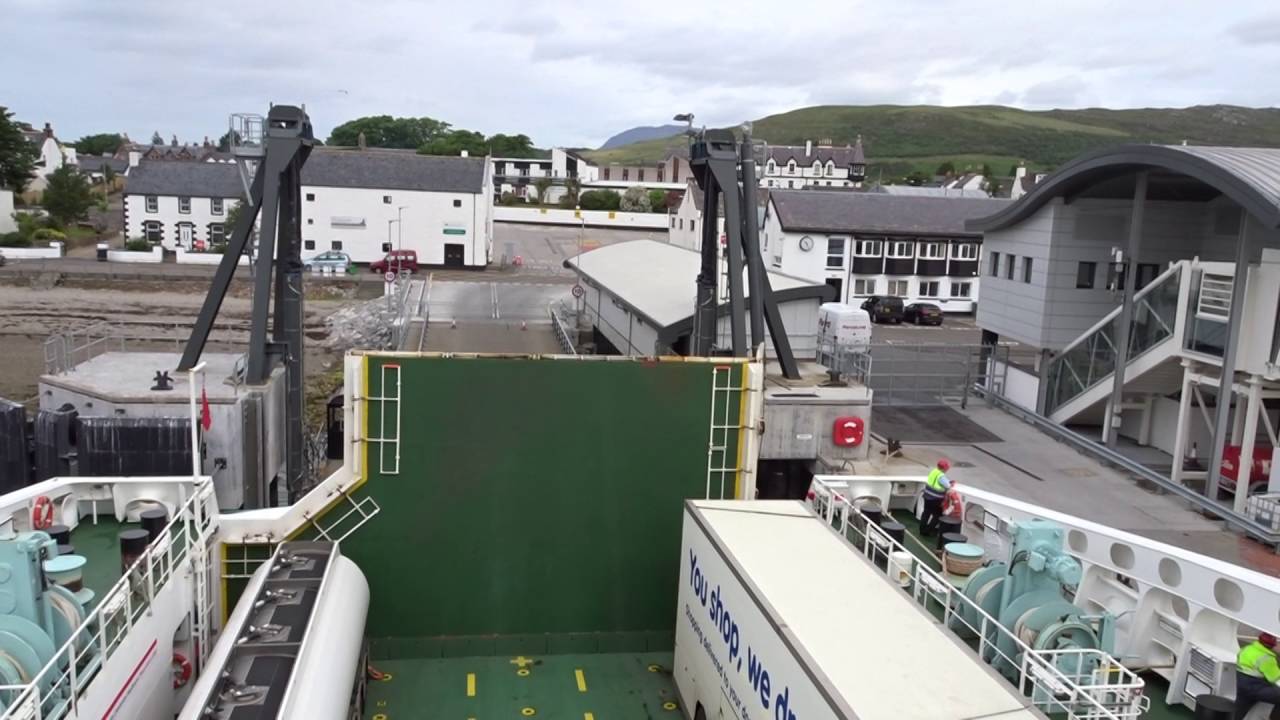 Caledonian MacBrayne MV Loch Seaforth leaving Ullapool Ferry Terminal (Original)