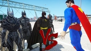 SUPERMAN VS LEGION OF BATMAN EPIC BATTLE