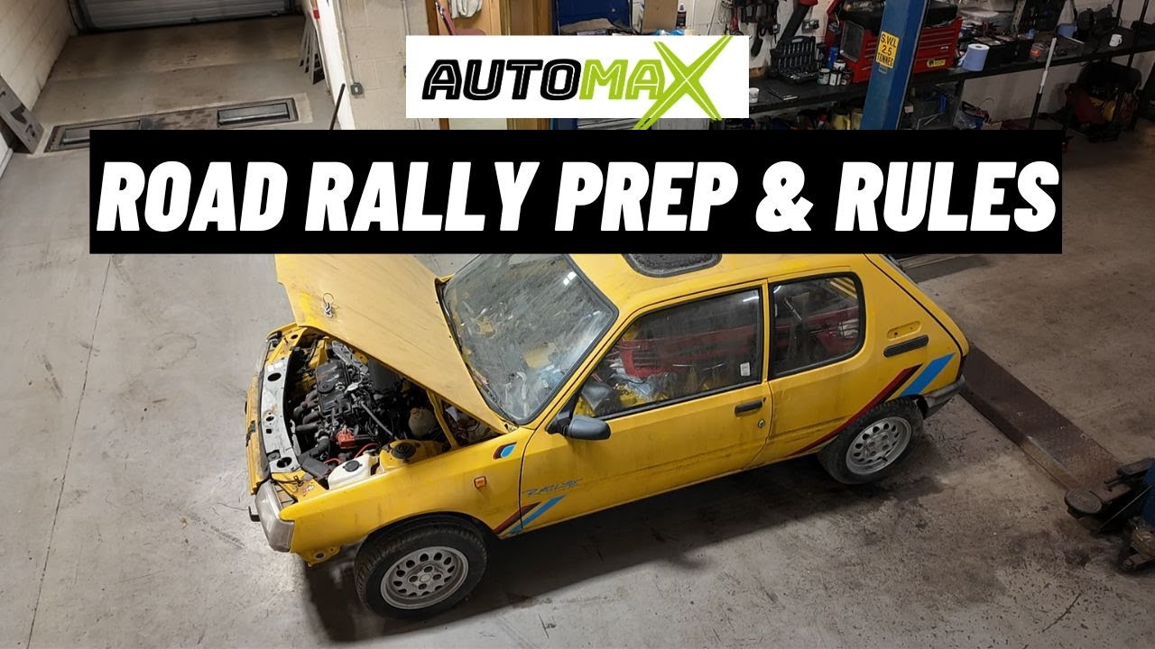 Road Rally Prep & Rules featuring the 205 rallye.