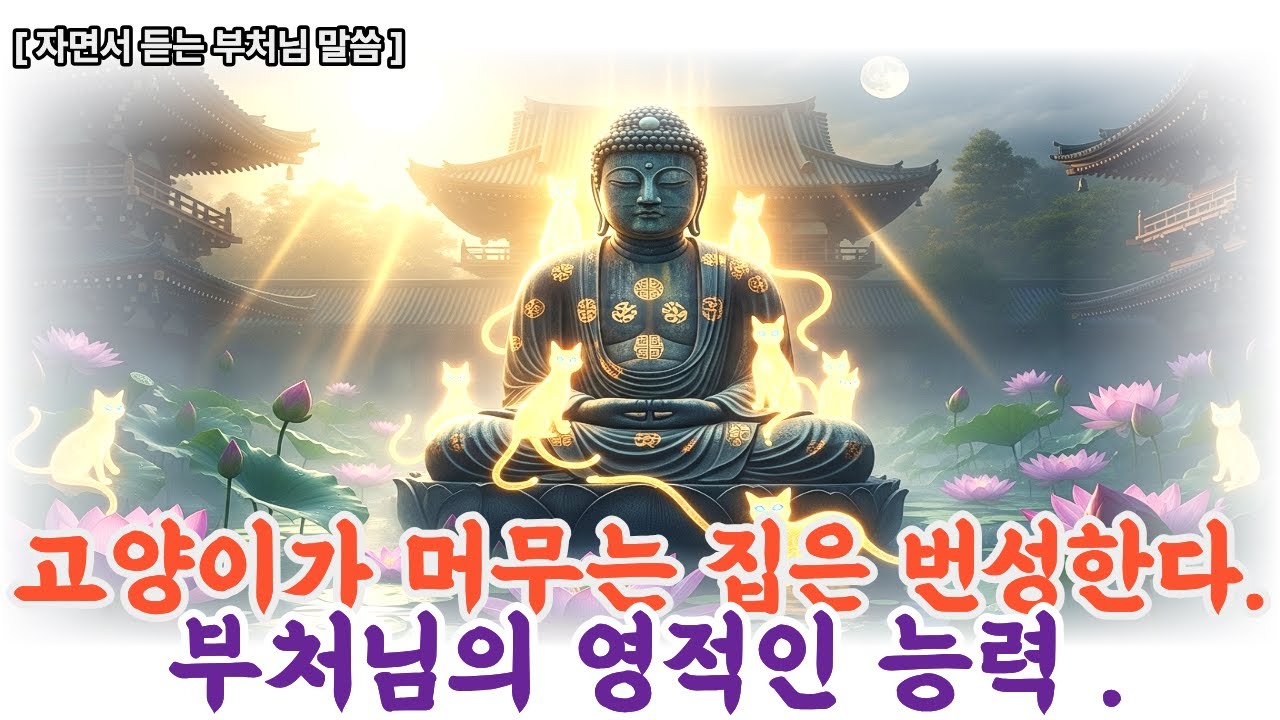 고양이가 집안에 미치는 영적인능력 | 고양이의 신비로운 영감 | 부처님지혜