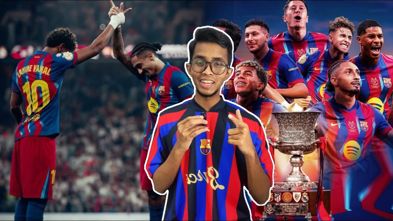 Raphinha Sang Penyelamat 🔥! Barca Champion Supercopa Tewaskan Real Madrid 