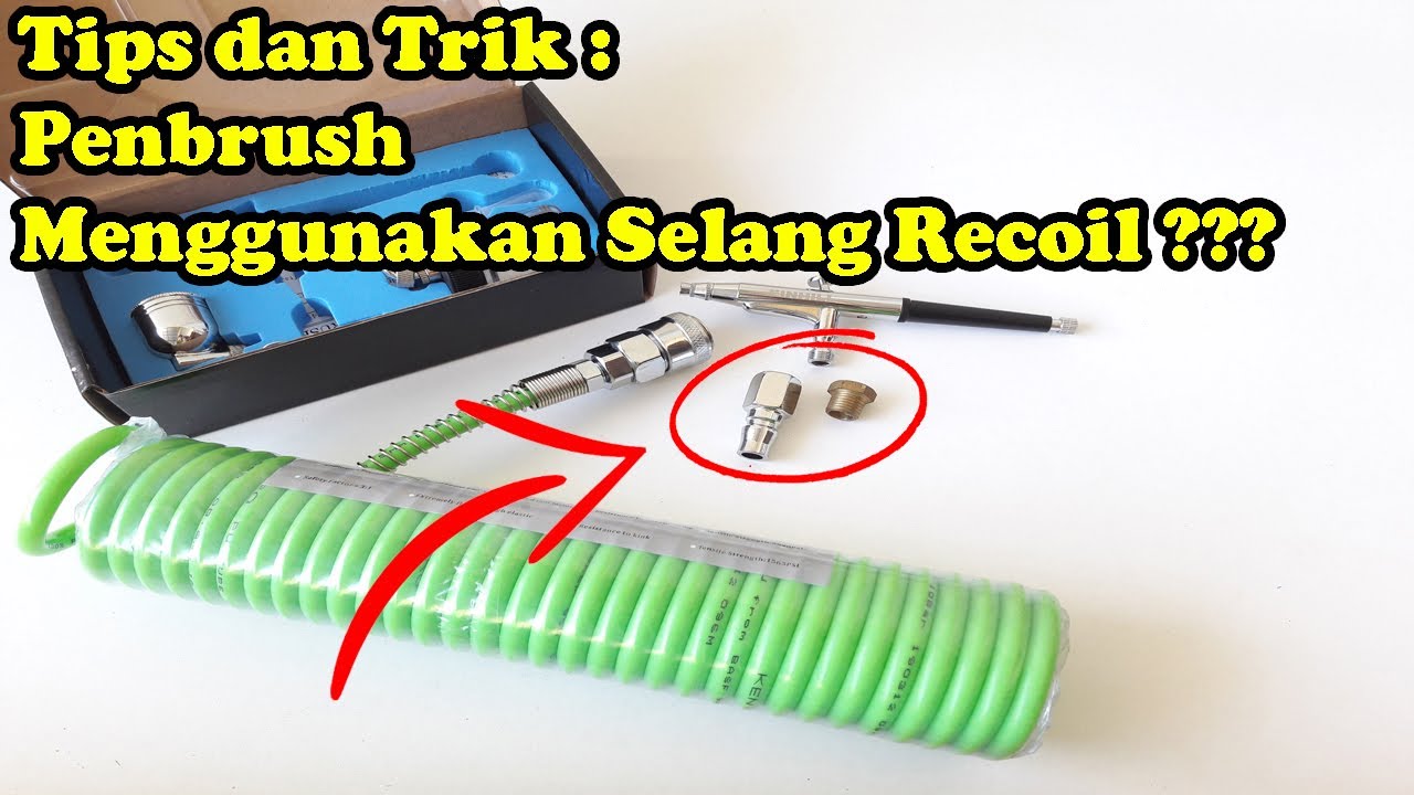 #Humijayatech - Cara Memasang Penbrush Dengan Selang Recoil
