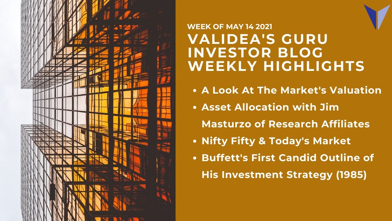 Weekly Highlights: Buffett's '85 Interview, Research Affiliates Masturzo on Asset Allocation & More