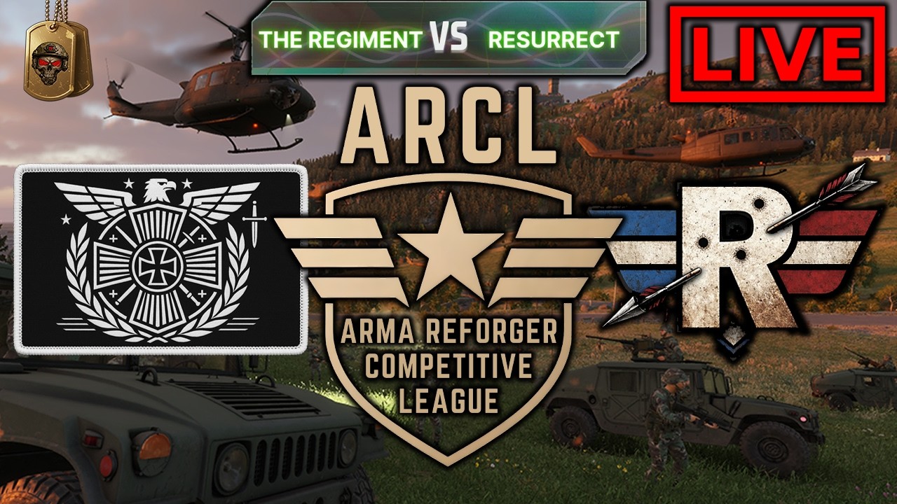 🔴 ARMA REFORGER COMPETITIVE LEAGUE S1 | THE REGIMENT Vs RESURRECT (10 vs 10 Lightweight Division)