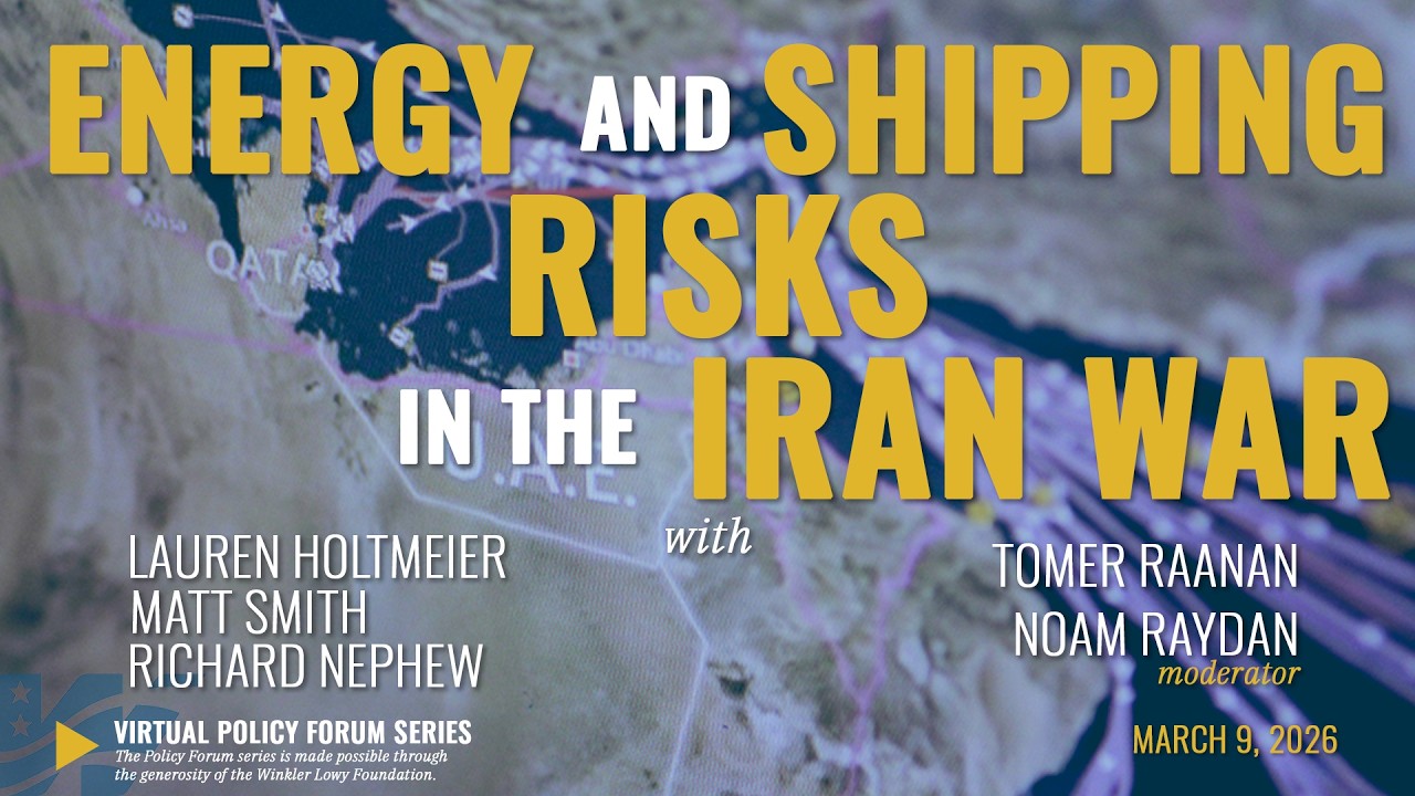 Energy and Shipping Risks in the Iran War